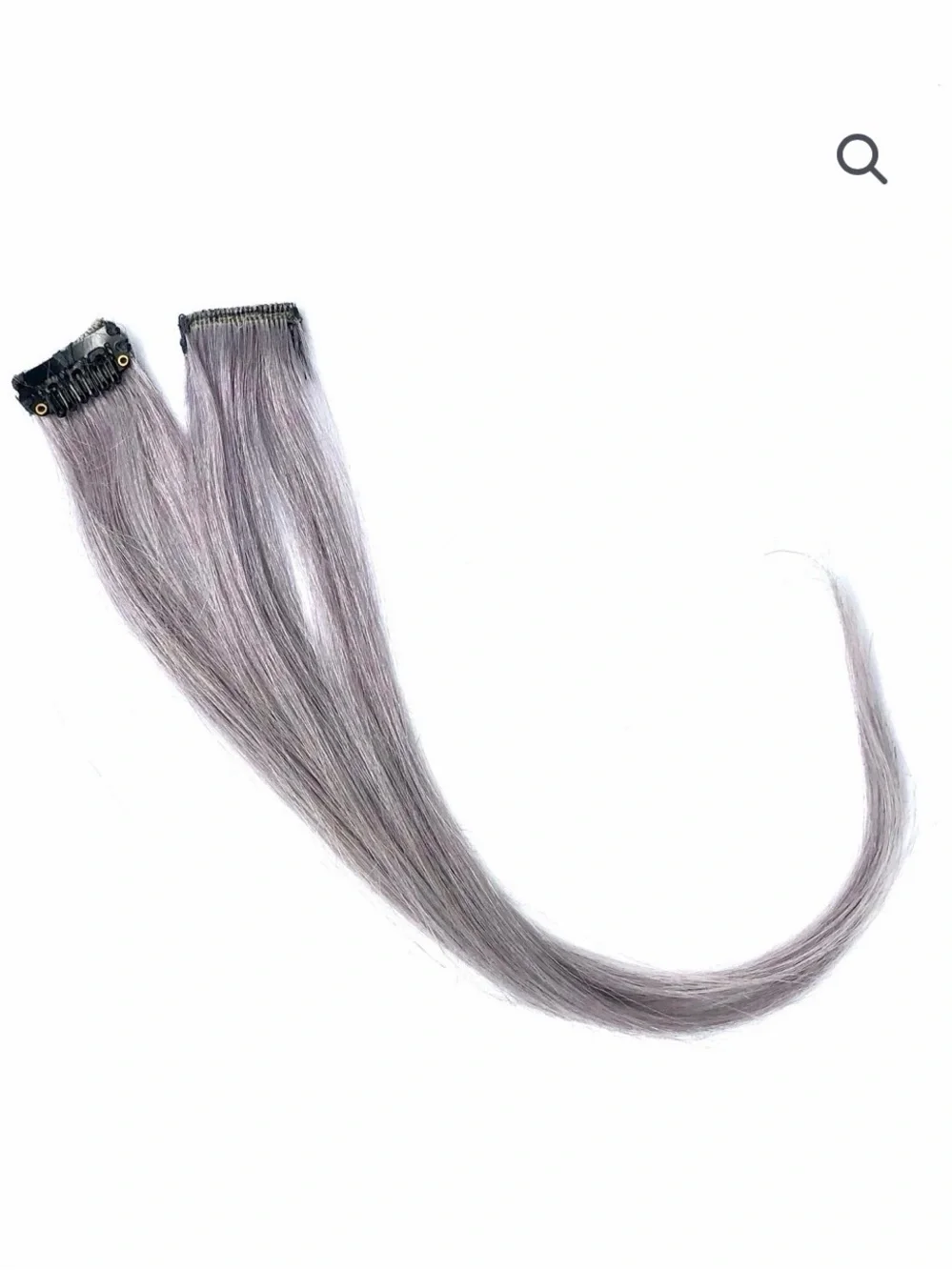 LAVENDER GREY HIGHLIGHTS 10 CLIP-IN HAIR EXTENSIONS